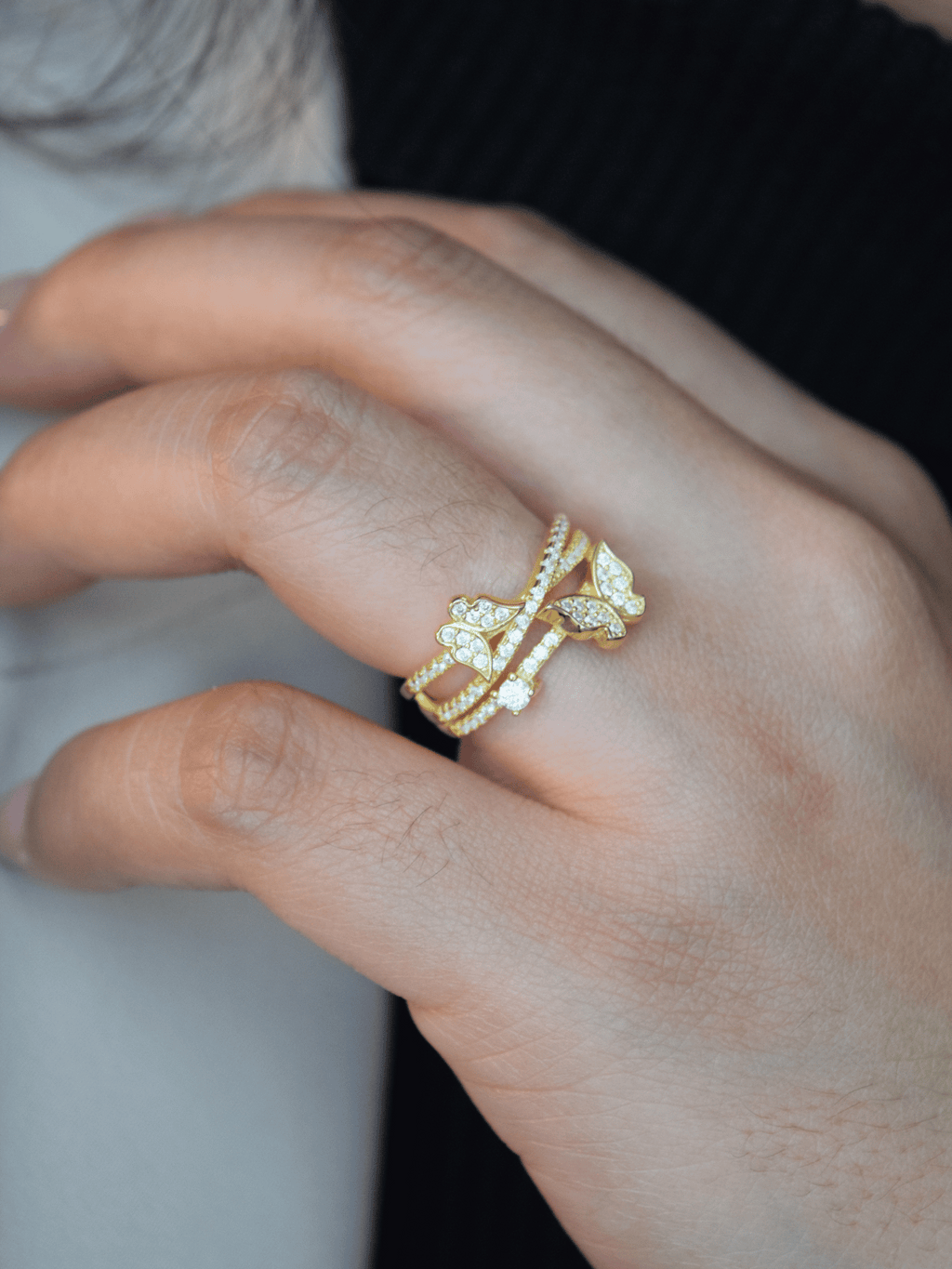 Isabella | Anillo de mariposa