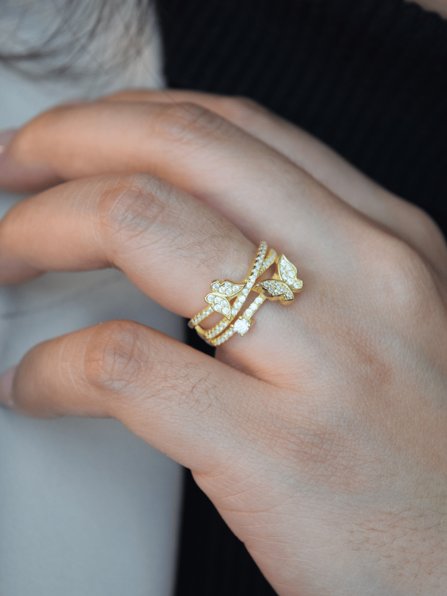 Isabella | Anillo de mariposa