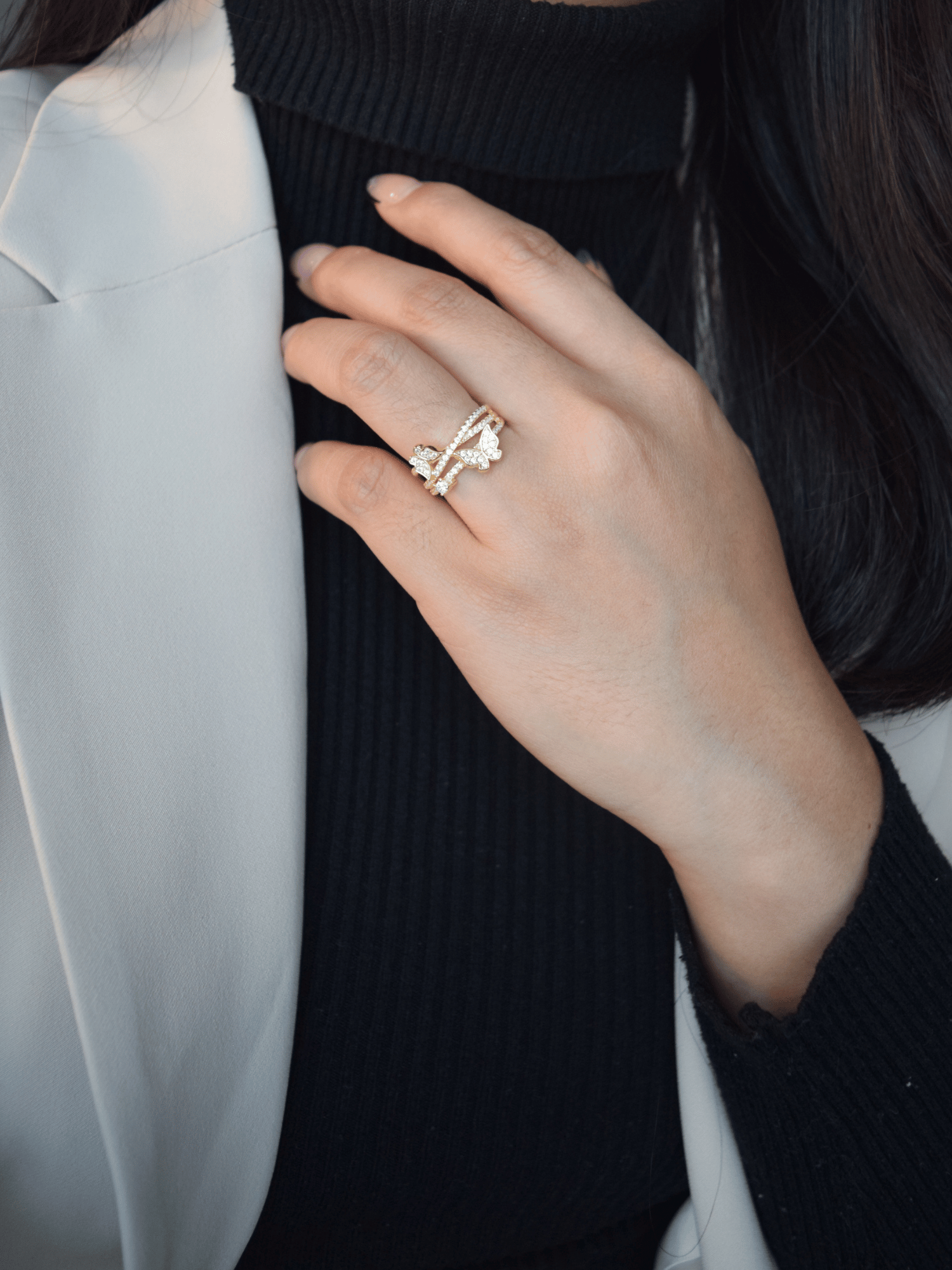 Isabella | Anillo de mariposa