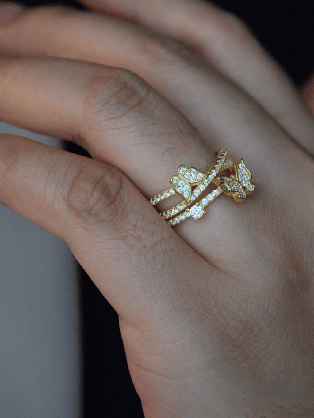 Isabella | Anillo de mariposa