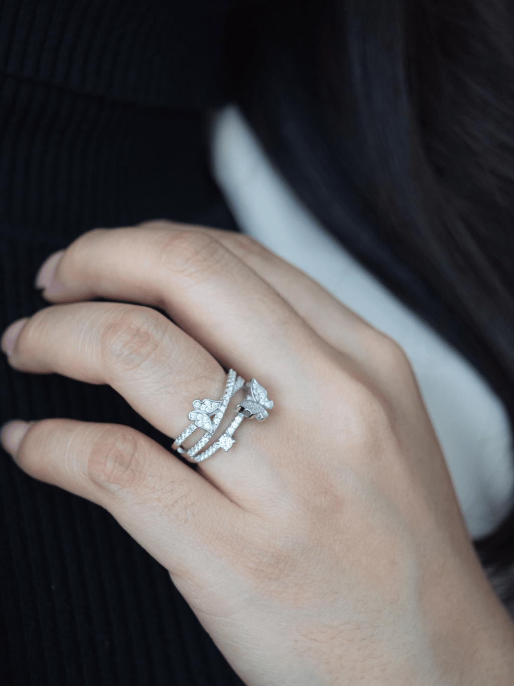 Isabella | Anillo de mariposa