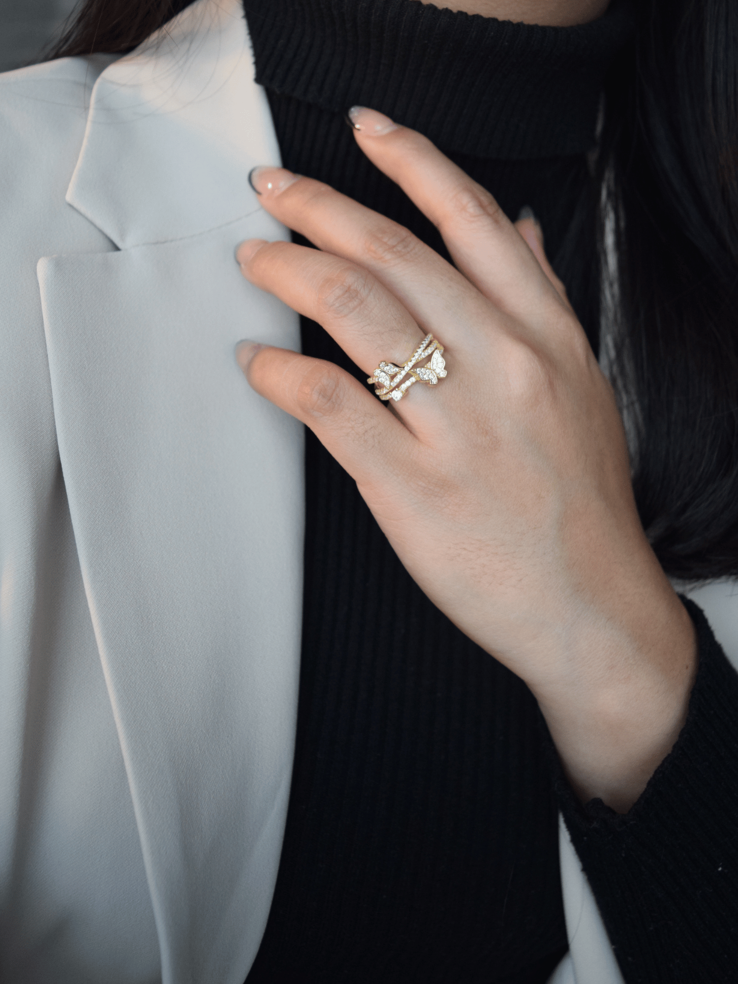 Isabella | Anillo de mariposa