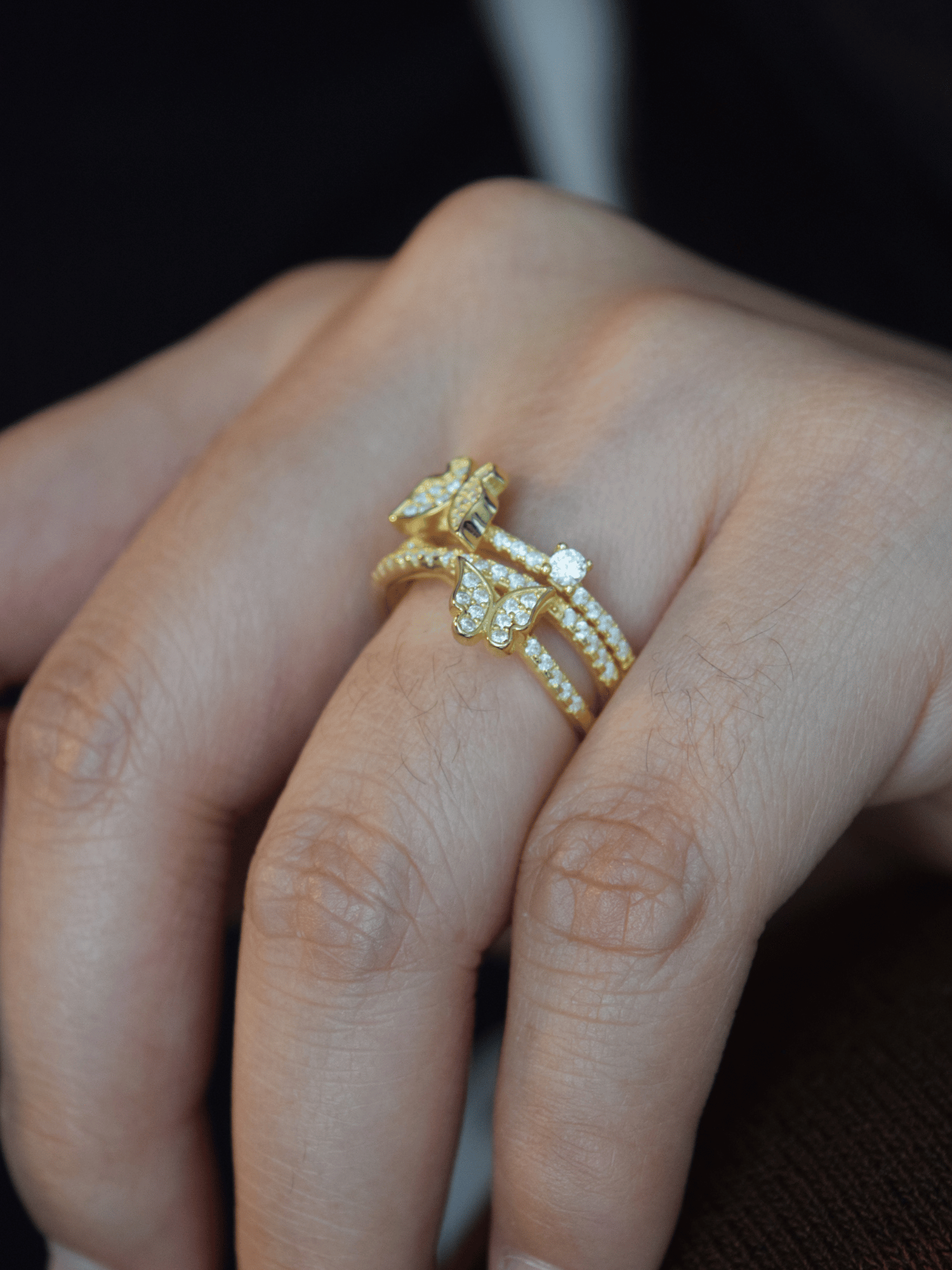Isabella | Anillo de mariposa