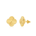 Chloe | Pendientes de botón con forma de trébol