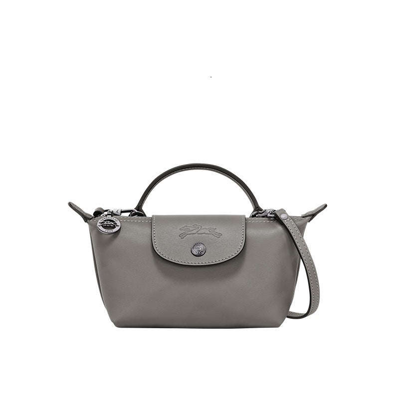 Jennifer | Mini bolso Velmont de piel gris