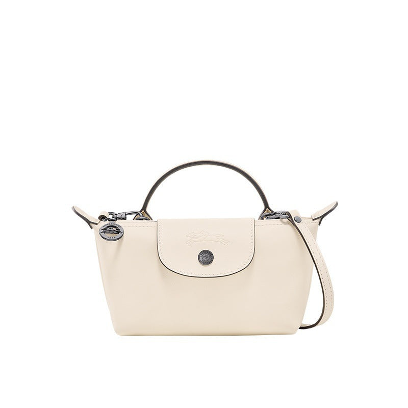 Jennifer | Mini bolso Velmont de piel crema