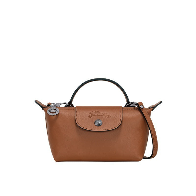 Jennifer | Mini bolso Velmont de piel marrón