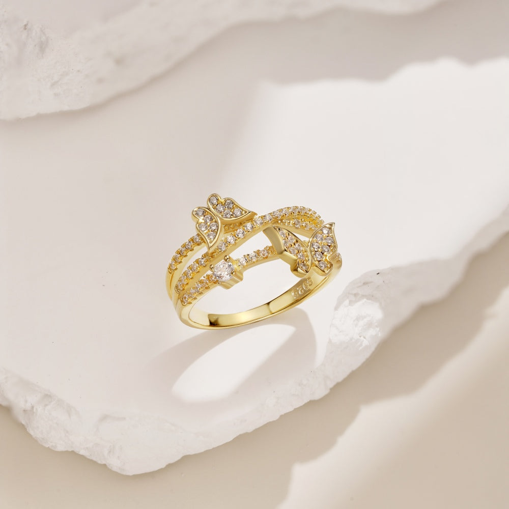 Isabella | Anillo de mariposa