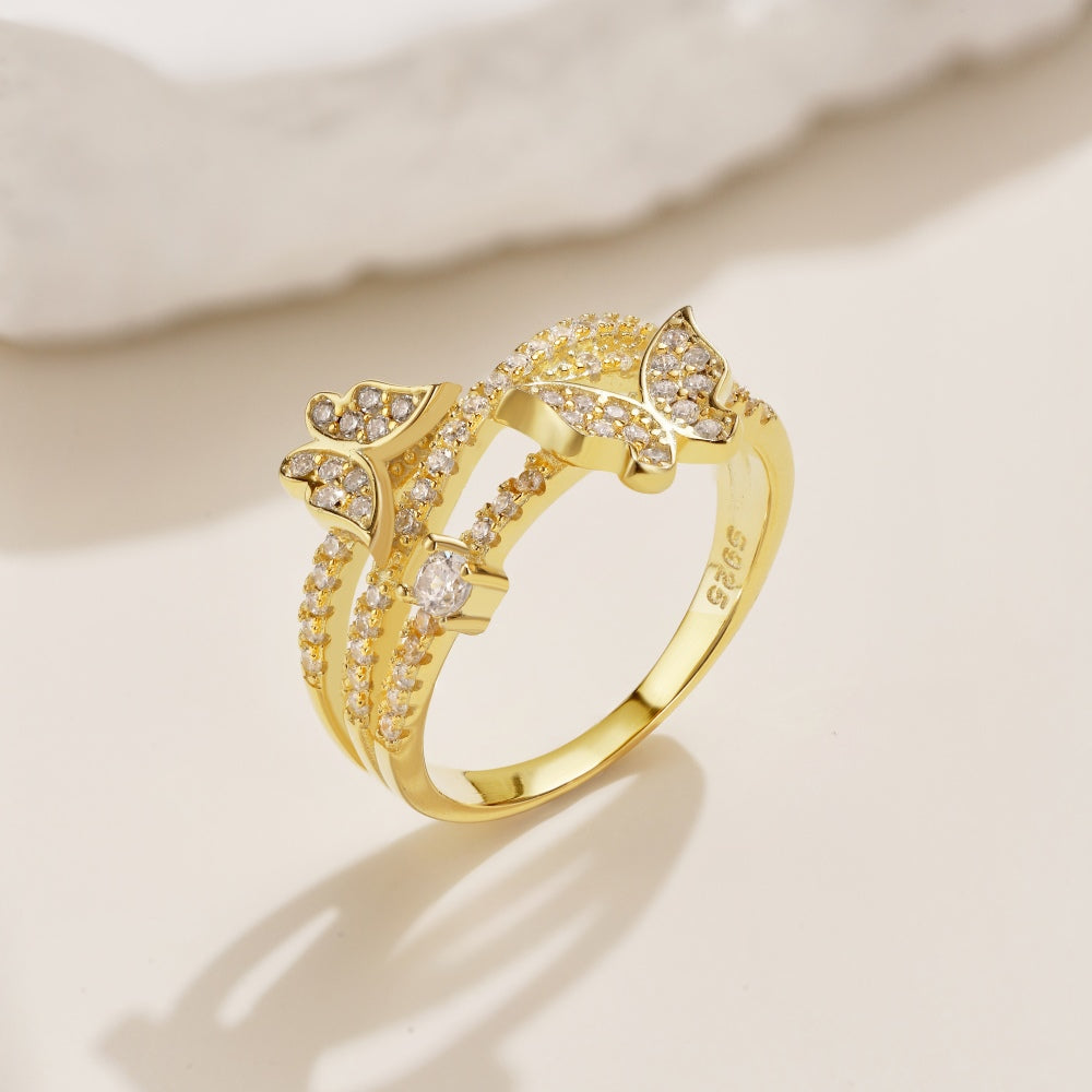 Isabella | Anillo de mariposa